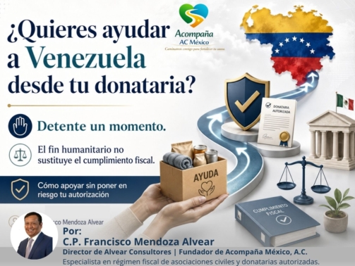 ¿Quieres ayudar a Venezuela desde tu donataria?