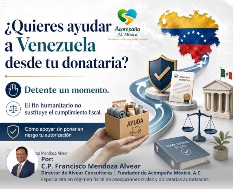 ¿Quieres ayudar a Venezuela desde tu donataria?